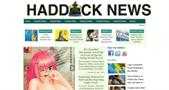 Desktop Screenshot of haddocknews.com