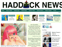 Tablet Screenshot of haddocknews.com